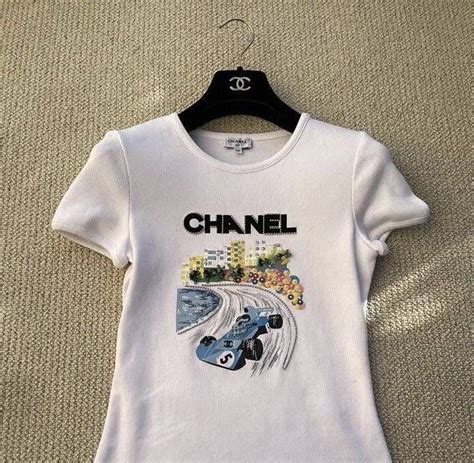 chanel f1 tee|chanel's formula 1 shirts.